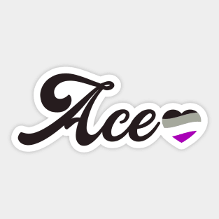 Aces With Me Sticker